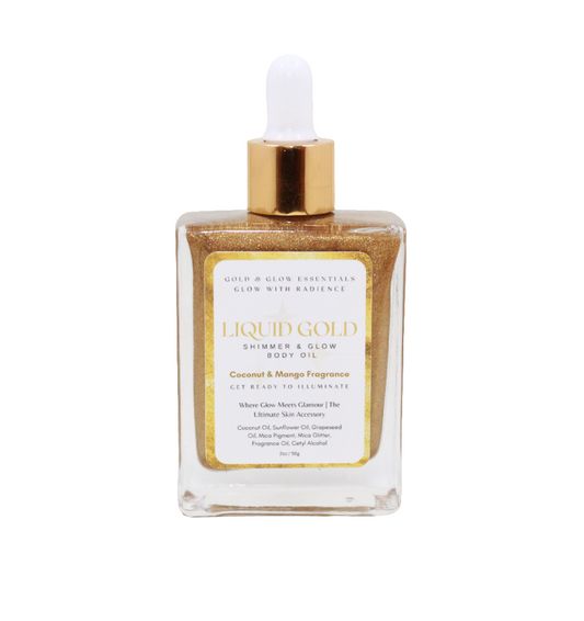 Liquid Gold Shimmer & Glow Body Oil