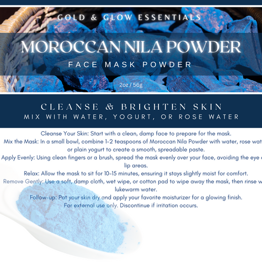 Moroccan Nila Face Mask Powder