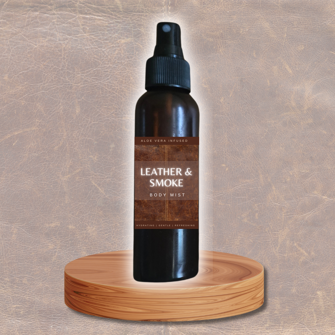 Leather & Smoke Aloe Body Mist