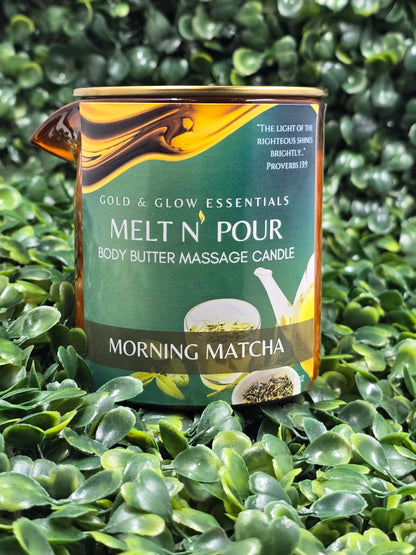 Morning Matcha Massage Body Butter Candle