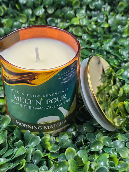 Morning Matcha Massage Body Butter Candle