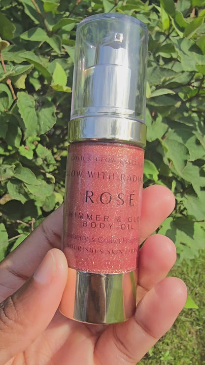 Rosé Shimmer & Glow Body Oil