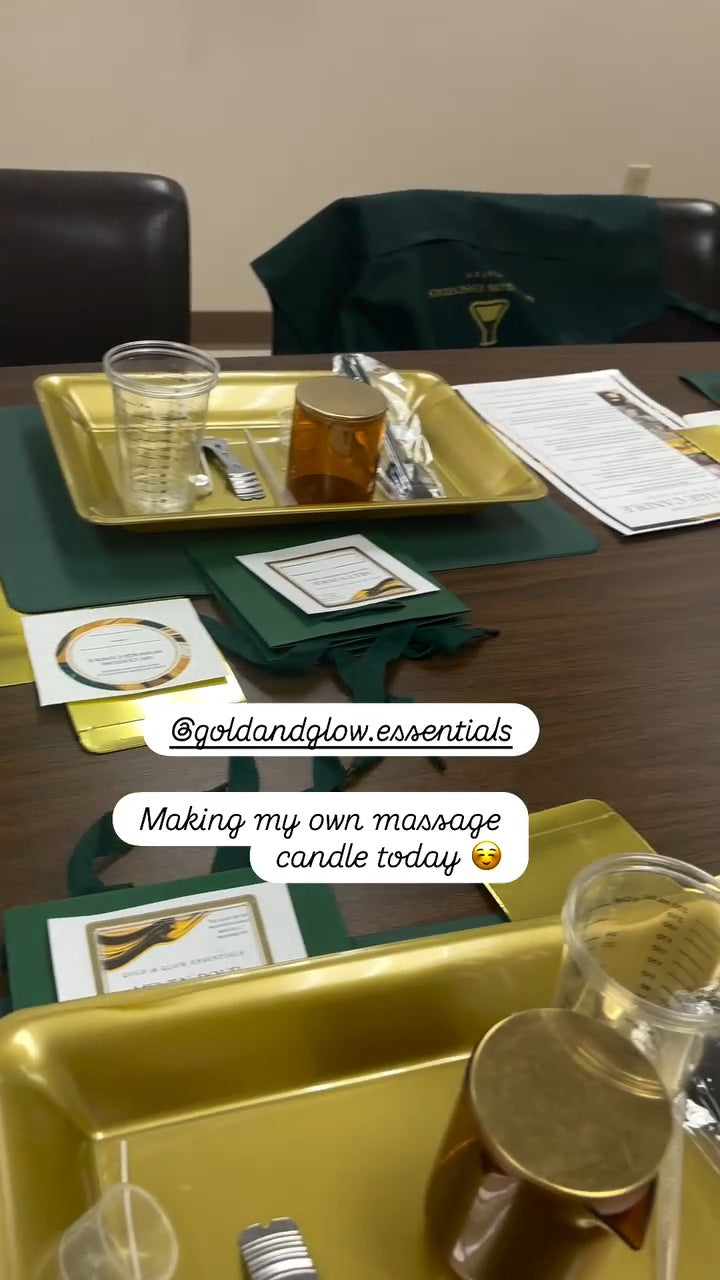 Create Your Own Massage Candle: A Craft Your low Experience Hosted by Gold & Glow Essentials