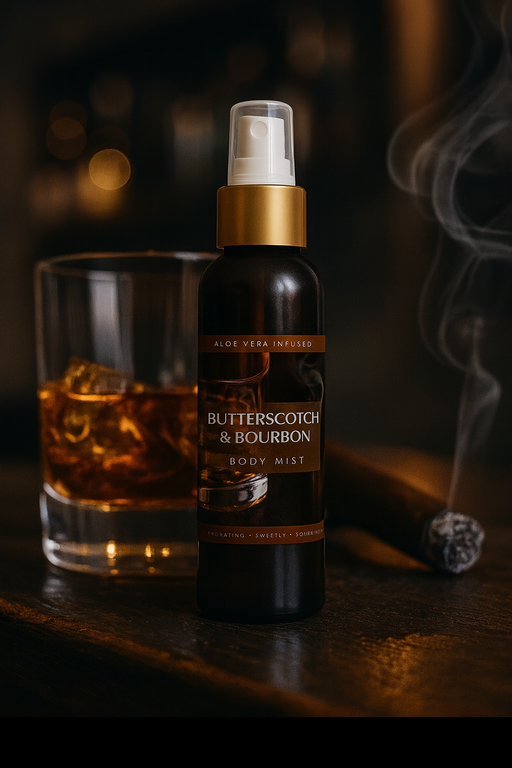 Butterscotch & Bourbon Aloe Body Mist